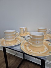 4 x Whittard of Chelsea Yellow