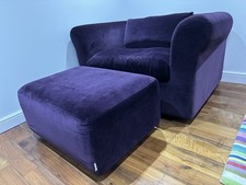 Habitat Louis Velvet Loveseat