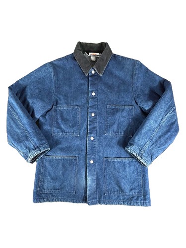 Vtg 80s dickies denim chore - denim,