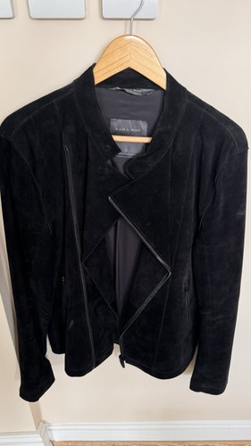 Zara 100 real suede leather - suede,