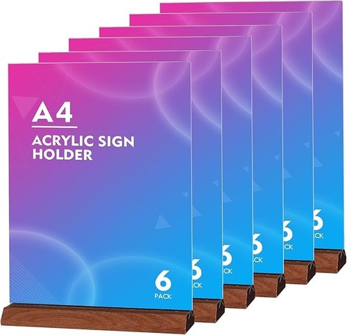 Wooden acrylic sign - ,