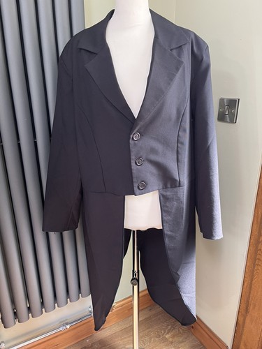 Black tailcoat costume dance - black,
