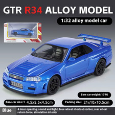 1:24 Scale GTR-R34 Alloy Car