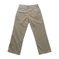 Rohan Fusion Trousers Men W32 L28 Straight Reg Beige Walking Hiking Outdoor