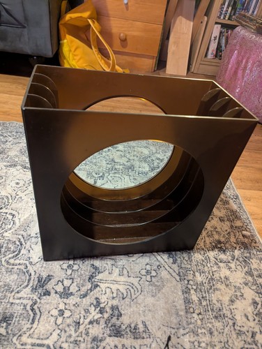 Grey vinyl record case - 12",
