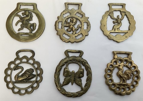 Horse brasses bundle of 6 - -,