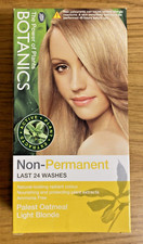 Boots Botanics Non-Permanent Hair Dye - Palest Oatmeal Light Blonde - Brand New