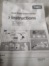 Thule 1353 fitting kit - for Toyota Corolla and verso - roof rack / roof bars