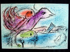 Marc Chagall Derriere le