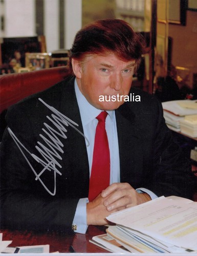 Donald trump hand signed 8x10 - hand,