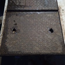 Chequer plate Manhole Drain