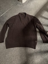 Le Chameau Men’s Wool Brown Shooting Jumper Size M Very Good Condition