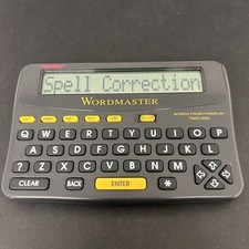 Franklin TMQ-200 Wordmaster Crossword Solver Thesaurus Spelling WORKING *READ