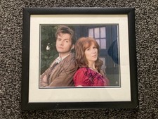 David Tennant & Catherine Tate in Dr Who Double Signed Framed & Mounted Display