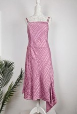 Monsoon 100% Silk Pink Dress