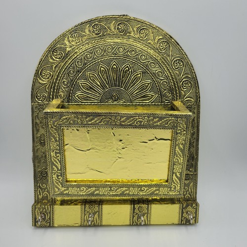 Ornate gold metal letter - gold,