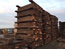 Tropical Azoba Hardwood Grade One 8ft Approx foot long  Wooden Railway Sleepers