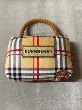 Furberry Check Dog Toy with