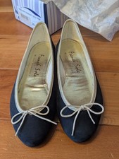 French Sole Ballet Shoes Navy