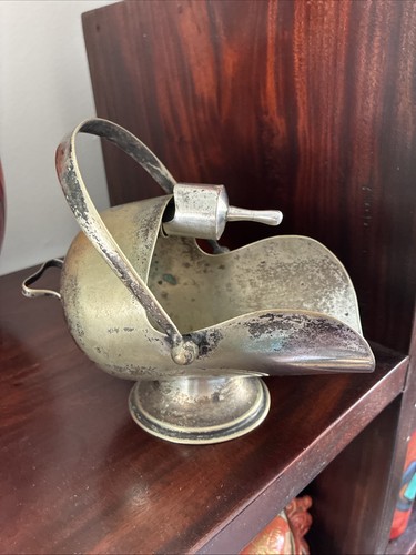 Vintage sugar scuttle with - sugar,