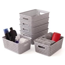6 Pc Small Stackable Storage