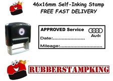Approved Service Rubber Stamp