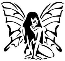 Fairy Butterfly Mylar Stencil