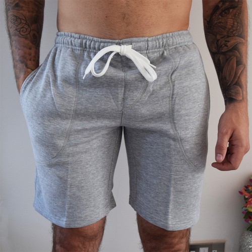 Grey plain shorts - grey,