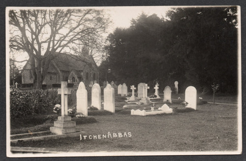Postcard itchen abbas - postcard, nr