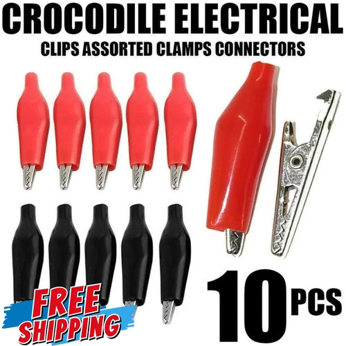 Insulated crocodile clips - x,