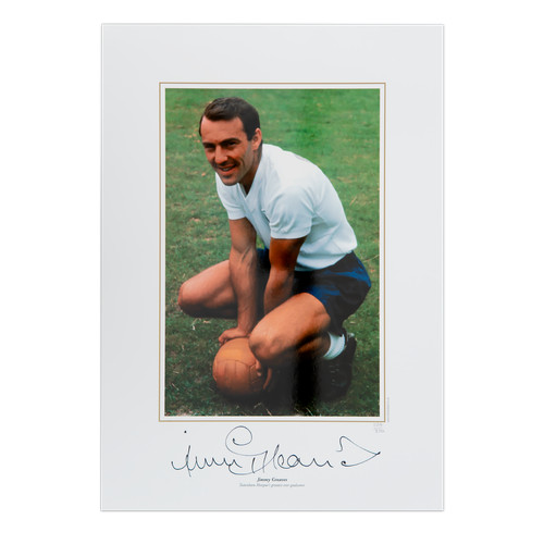 Jimmy greaves signed tottenham - signed,