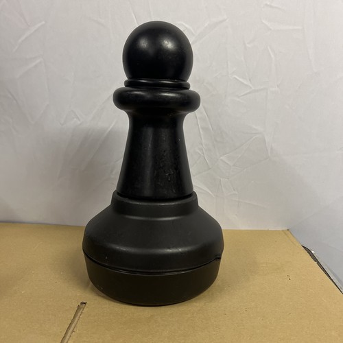 Giant black pawn chess - black,