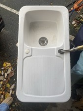 Astracast White Aquitaine 1.0 bowl Heavy ceramic kitchen sink - Farm House Style