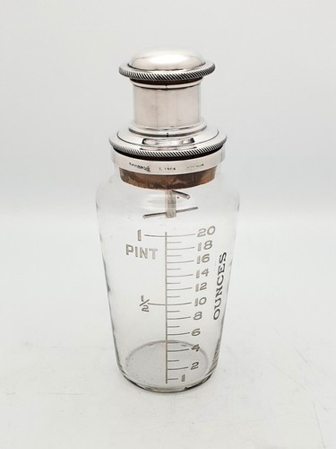 Glass silver plated cocktail - glass,