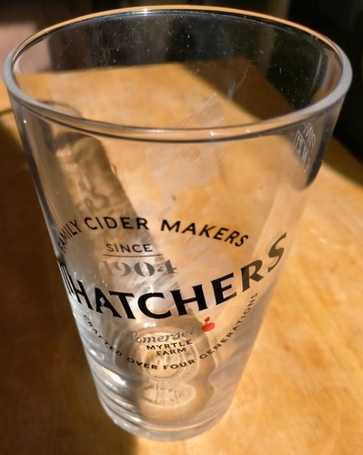 Thatchers pint glass - pint, uk