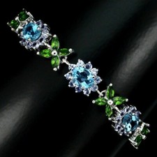 Silver Bracelet Tanzanite