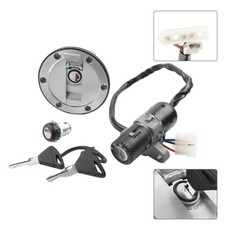 Ignition Switch Fuel Gas Cap Seat Lock Set Fit For Aprilia CR150 GPR125/150/250R