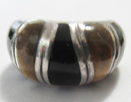 Sterling ring onyx - sterling,