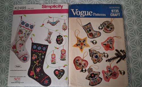 Embroidered felt xmas - ,