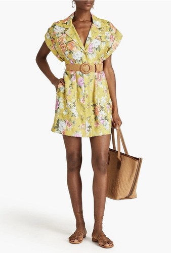 Zimmermann belted floral - belted,