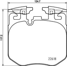 Brake pads 8DB 355 039-461