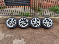 JAGUAR XF X250 SET OF 4 19" TAMANA ALLOY WHEELS WITH TYRES 9W83-1007-AB