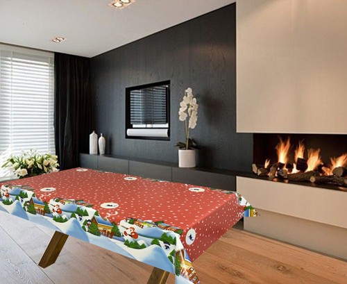 Christmas pvc vinyl - pvc, tablecloth