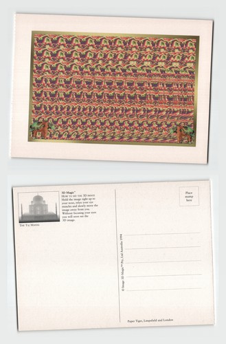 Postcard 1990s 3d magic - postcard,
