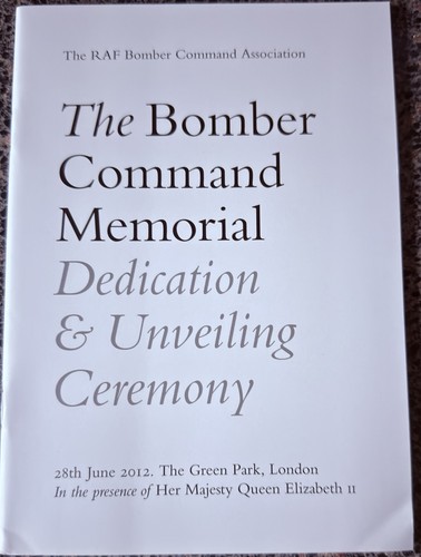 The bomber command memorial - the,