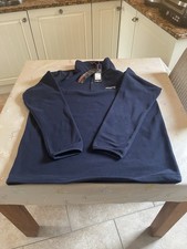 Mens Musto Nautic Polartec Snap Pullover/fleece Size UK XXL Navy Blue Brand New.