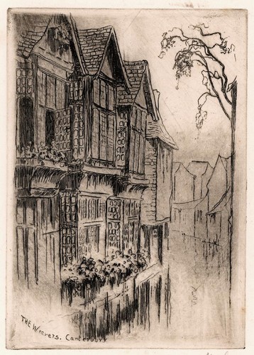 Cedric hodgson signed etching - signed,