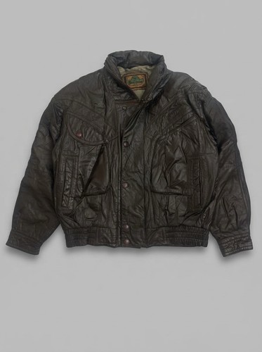 Vintage 90s brown - real, leather