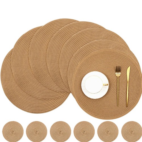 Woven table place - table, mats