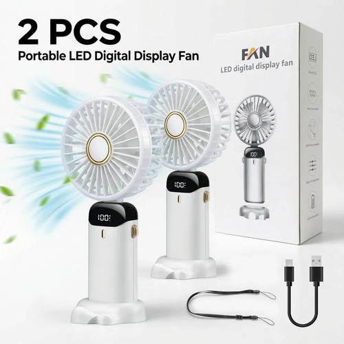 2pcs mini handheld fan usb - mini,